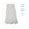 Boardwalk Cut-End Wet Mop, White, Rayon, PK12, BWK2032RCT BWK2032RCT - alternate 7